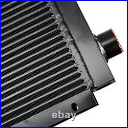 Aluminum Mobile Hydraulic Oil Cooler Heavy Duty Industrial 0-120GPM 90HP BK