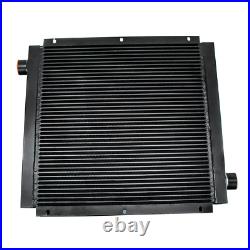 Aluminum Mobile Hydraulic Oil Cooler Heavy Duty Industrial 0-120GPM 90HP BK