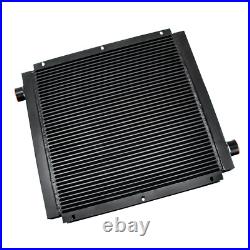 Aluminum Mobile Hydraulic Oil Cooler Heavy Duty Industrial 0-120GPM 90HP BK