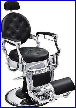 Antique Barber Chair Heavy Duty Barber Chairs Hydraulic Reclining Salon Chair