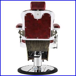 Antique HeavyDuty Barber Chair Hydraulic Recline Beauty SalonSpa Shampoo Styling