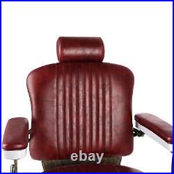 Antique HeavyDuty Barber Chair Hydraulic Recline Beauty SalonSpa Shampoo Styling