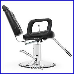 Artist Hand Left Handed Heavy Duty Hydraulic Recline Barber Chair Stylist Salon