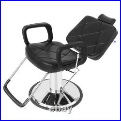 Artist Hand Left Handed Heavy Duty Hydraulic Recliner Barber Chair Stylist Salon