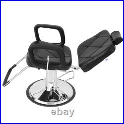 Artist Hand Left Handed Heavy Duty Hydraulic Recliner Barber Chair Stylist Salon