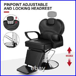 Artist hand Barber Chair All Purpose Heavy Duty Hydraulic Reclining Salon Beauty