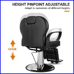 Artist hand Barber Chair All Purpose Heavy Duty Hydraulic Reclining Salon Beauty