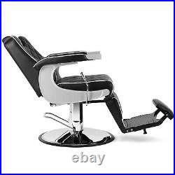 Artist hand Vintage Heavy Duty Hydraulic Recline Barber Chair Salon Beauty Black Artist hand Vintage Heavy Duty Hydraulic Recline Barber Chair Salon Beauty Black