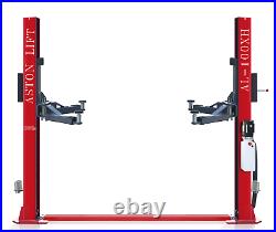 Aston 10,000lbs 2 post car lift two post auto lift SINGLE POINT LOCK RELEASE