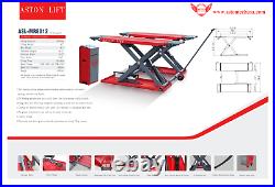 Aston 8000lb Car Scissor Lift Mid Rise Electric Lock ReleaseLifting Heigh 47