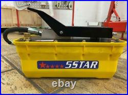 Auto Body Frame Puller Straightener With Roof attachment tools, FREE Air go Jack