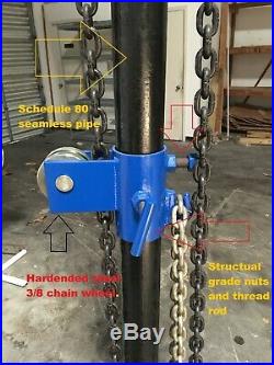 Auto Body Hydraulic Pulling Post Made In USA Heavy Duty Hi Qualityfull Warranty