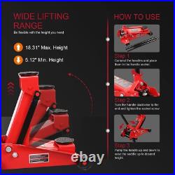 BIG RED Torin Hydraulic Heavy Duty Steel Service Pump, 6000LB, T830025