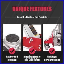 BIG RED Torin Hydraulic Steel Racing Floor Jack Dual Pump, 1.5 Ton