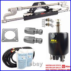 BSA Heavy Duty Hydraulic Boat Outboard Steering Kit 150HP 300HP Suits Mariner