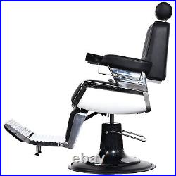 BarberPub All Purpose Heavy Duty Vintage Hydraulic Recline Spa Barber Chair 2008