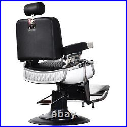BarberPub All Purpose Heavy Duty Vintage Hydraulic Recline Spa Barber Chair 2008