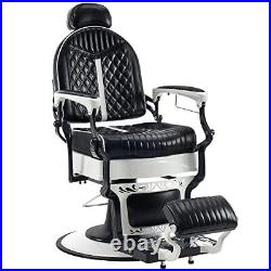 BarberPub Heavy Duty Metal Professional Hydraulic Reclining Barber Chair 8730