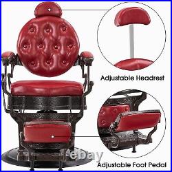 BarberPub Heavy Duty Metal Vintage Barber Chair All Purpose Hydraulic Chair 2933