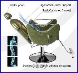 Barber Chair All Purpose Heavy Duty Hydraulic Recline Salon Beauty Styling Chair
