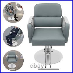 Barber Chair Hair Salon Chair Heavy Duty Hydraulic Pump Stylist Chair Adjustable
