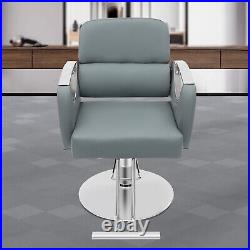 Barber Chair Hair Salon Chair Heavy Duty Hydraulic Pump Stylist Chair Adjustable