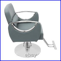 Barber Chair Hair Salon Chair Heavy Duty Hydraulic Pump Stylist Chair Adjustable