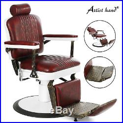 Barber Chair Heavy Duty Barber Chair Hydraulic Reclining for Salon Equipment