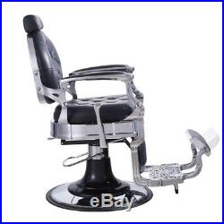 Barber Chair Heavy Duty Hydraulic Barber Shop Chair with Reclining Back