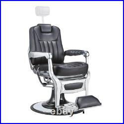 Barber Chair Heavy Duty Hydraulic Barbering Chair ESQUIRE in Black