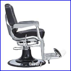 Barber Chair Heavy Duty Hydraulic Barbering Chair ESQUIRE in Black