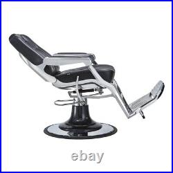 Barber Chair Heavy Duty Hydraulic Barbering Chair ESQUIRE in Black