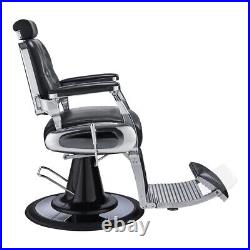 Barber Chair Heavy Duty Hydraulic Barbering Chair TITAN in Black