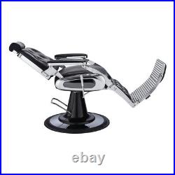 Barber Chair Heavy Duty Hydraulic Barbering Chair TITAN in Black