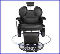 Barber Chair Heavy Duty Hydraulic Reclining Salon Styling Chair 360 Swivel