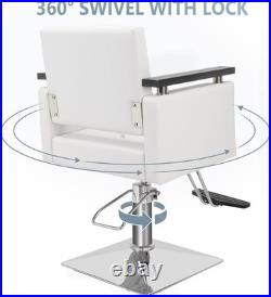 Barber Chair Heavy Duty, Hydraulic Salon Beauty Styling Chair for Hair Stylist