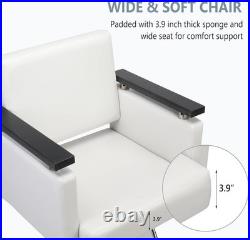 Barber Chair Heavy Duty, Hydraulic Salon Beauty Styling Chair for Hair Stylist