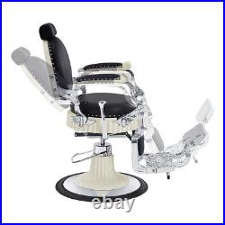 Barber Chair Heavy Duty Hydraulic Vintage Design Barbering Chair Mikado