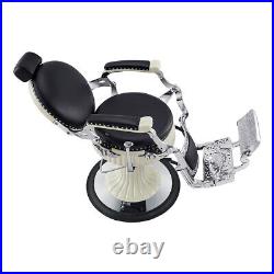Barber Chair Heavy Duty Hydraulic Vintage Design Barbering Chair Mikado