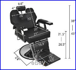 Barber Chair Hydraulic Classic All Purpose Hair Salon Recline Beauty Spa Styling