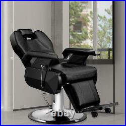 Barber Chairs with Hydraulic Recline Heavy Duty for Salon Spa Beauty Equipment