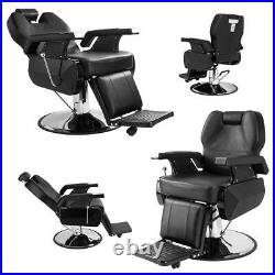 Barber Chairs with Hydraulic Recline Heavy Duty for Salon Spa Beauty Equipment