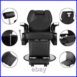 Barber Chairs with Hydraulic Recline Heavy Duty for Salon Spa Beauty Equipment