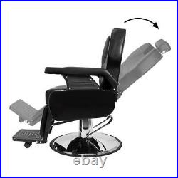 Barber Chairs with Hydraulic Recline Heavy Duty for Salon Spa Beauty Equipment