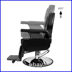 Barber Chairs with Hydraulic Recline Heavy Duty for Salon Spa Beauty Equipment