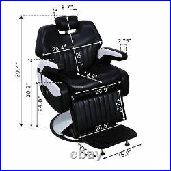 Barberpub All Purpose Hydraulic Barber Chair Heavy duty Salon Spa Equipment 2689