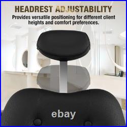 Black All Purpose Heavy Duty Recline Barber Chair Hydraulic Beauty Salon