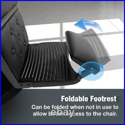 Black All Purpose Heavy Duty Recline Barber Chair Hydraulic Beauty Salon