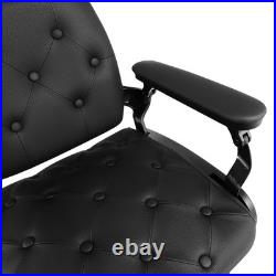 Black All Purpose Heavy Duty Recline Barber Chair Hydraulic Beauty Salon