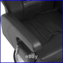 Black All Purpose Heavy Duty Recline Barber Chair Hydraulic Salon Beauty Stylist